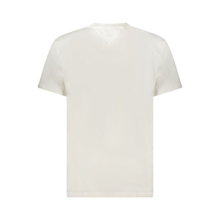 Tommy Hilfiger White Cotton Men T-Shirt Tommy Hilfiger