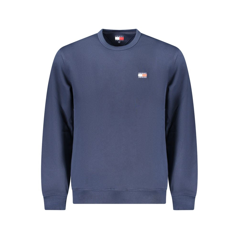 Tommy Hilfiger Blue Cotton Men Sweater Tommy Hilfiger