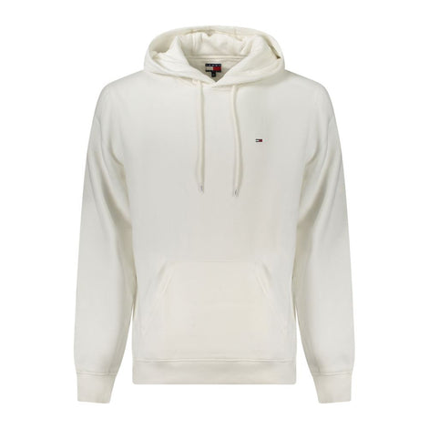 Tommy Hilfiger Bianco Cotton Men's Hoodie Sweatshirt Tommy Hilfiger