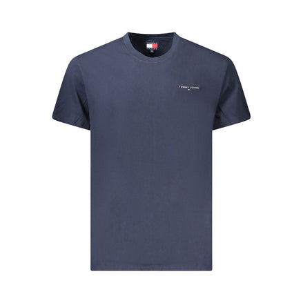 Tommy Hilfiger Blue Cotton Men T-Shirt Tommy Hilfiger