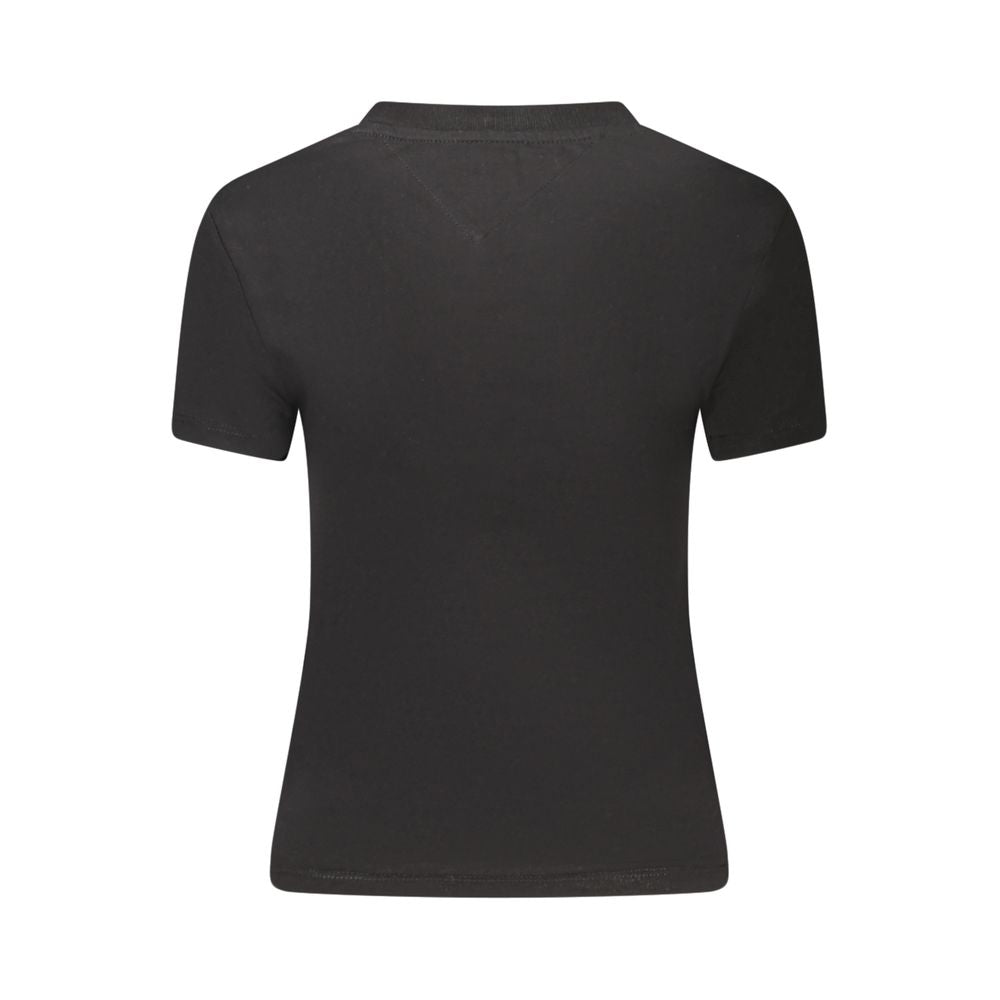 Tommy Hilfiger Black Cotton Women T-Shirt Tommy Hilfiger