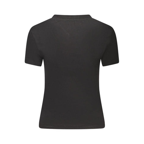Tommy Hilfiger Black Cotton Women T-Shirt Tommy Hilfiger