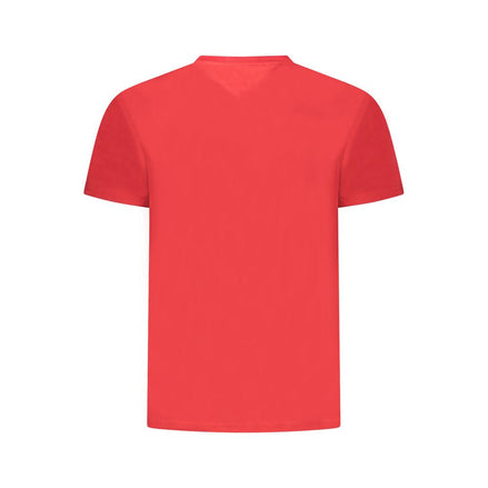 Tommy Hilfiger Red Cotton Men T-Shirt Tommy Hilfiger