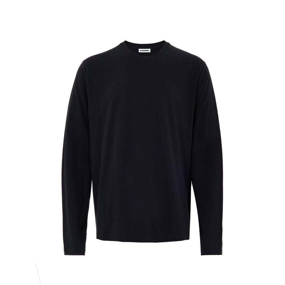 Jil Sander Black Cotton T-Shirt Jil Sander