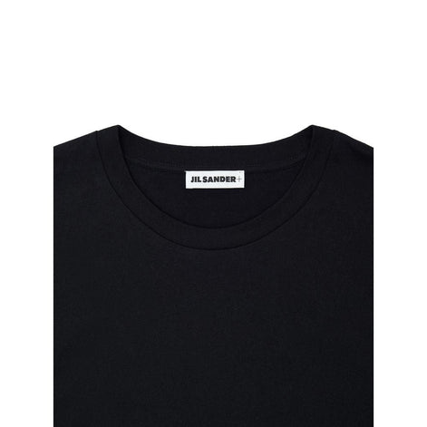 Jil Sander Black Cotton T-Shirt Jil Sander