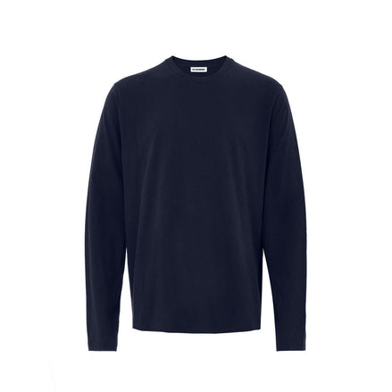 Jil Sander Blue Cotton T-Shirt Jil Sander