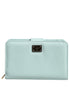 Dolce & Gabbana Mint Green Leather Bifold Continental Clutch Wallet Dolce & Gabbana