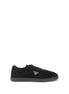 Prada Black Calf Leather Bos Taurus Low Top Sneakers Prada