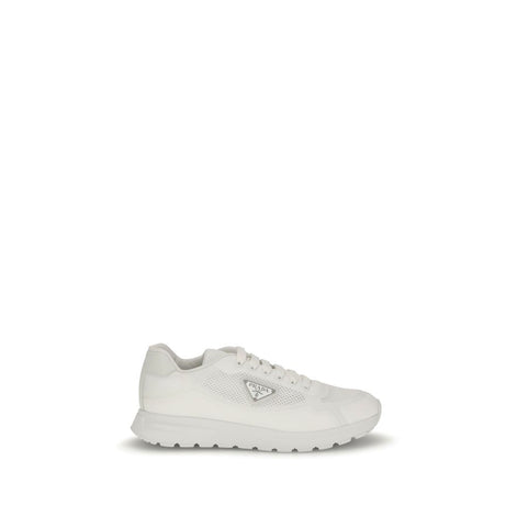 Prada White Rubber Athletic Sneakers Prada