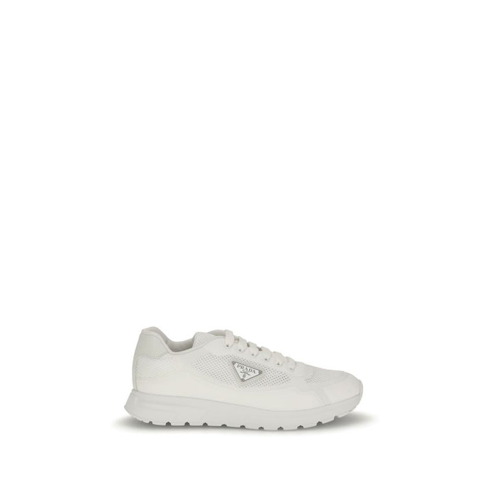 Prada White Rubber Athletic Sneakers Prada