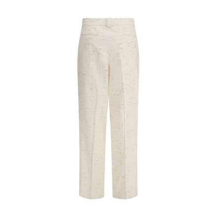 Fabiana Filippi Cream Cotton Casual Pants Fabiana Filippi