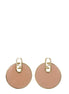Fendi Pink Plexiglass Earrings Fendi