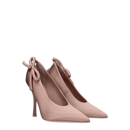 Valentino Garavani Pink Satin High Heel Pumps Valentino Garavani
