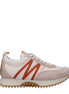 Moncler Pink Fabric Chunky Sneakers Moncler
