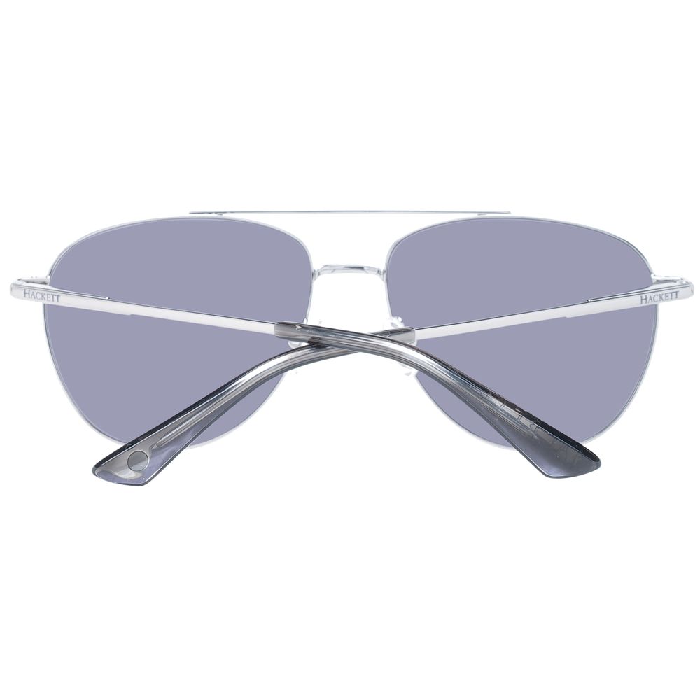 Hackett Gray Stainless Steel Sunglasses Hackett