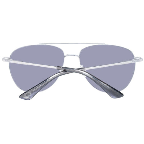 Hackett Gray Stainless Steel Sunglasses Hackett