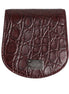 Dolce & Gabbana Burgundy Exotic Skin Coin Condom Case Holder Pocket Wallet Dolce & Gabbana