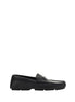 Dolce & Gabbana Black Rubber Slip-On Loafers Dolce & Gabbana