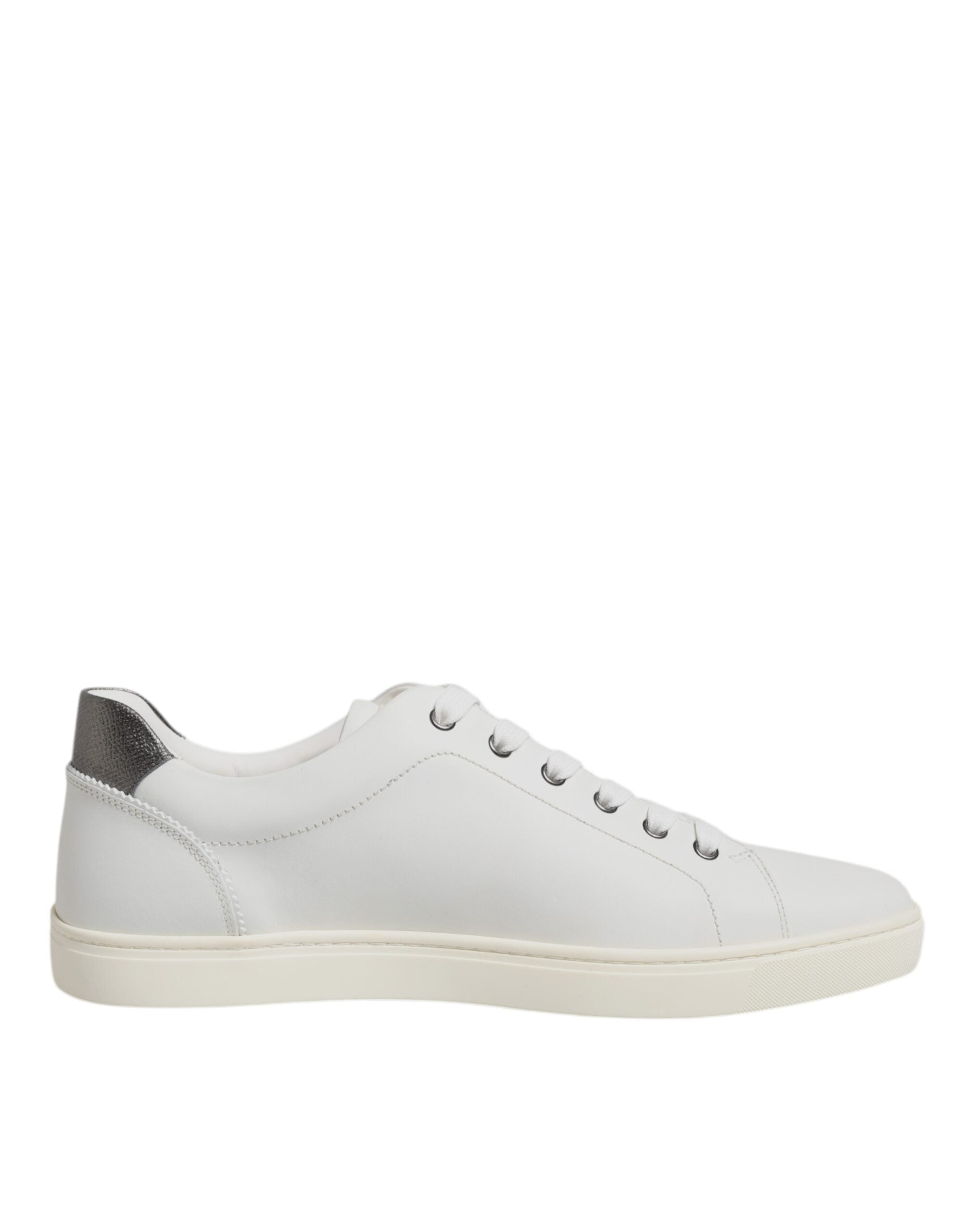 Dolce & Gabbana White Sacred Heart Men Low Top Sneakers Shoes Dolce & Gabbana