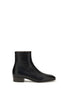 Valentino Garavani Black Goatskin Ankle Boots Valentino Garavani