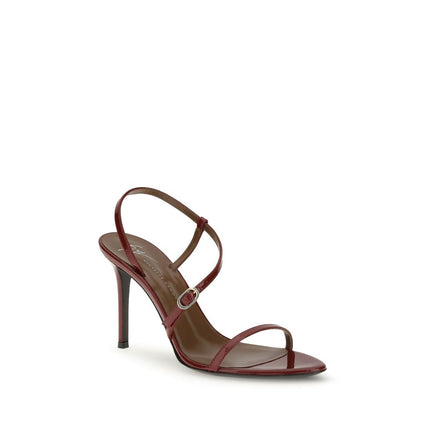 Giuseppe Zanotti Red Leather Stiletto Heel Sandals Giuseppe Zanotti