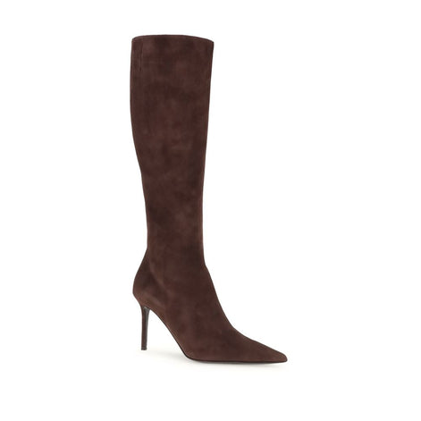 Giuseppe Zanotti Brown Leather High Heel Boots Giuseppe Zanotti