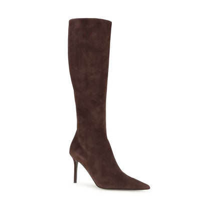 Giuseppe Zanotti Brown Leather High Heel Boots Giuseppe Zanotti
