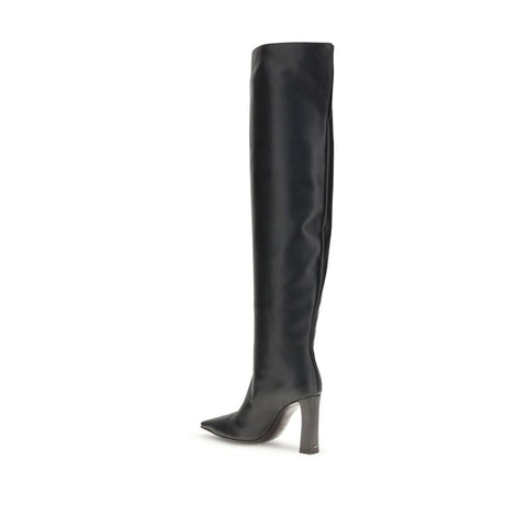 Giuseppe Zanotti Black Leather Over The Knee Giuseppe Zanotti