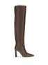 Giuseppe Zanotti Brown Leather Over The Knee Giuseppe Zanotti