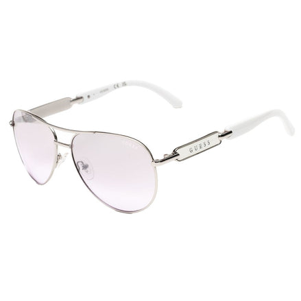 Guess Gray Metal Sunglasses Guess