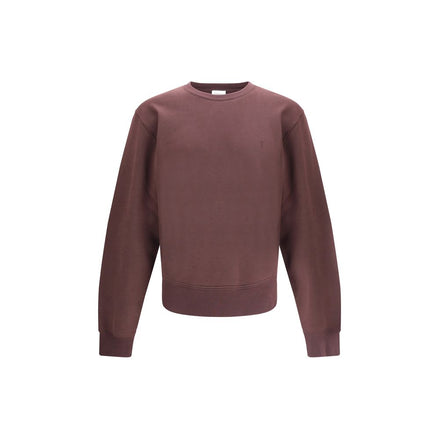 Saint Laurent Bordeaux Cotton Sweatshirt Saint Laurent