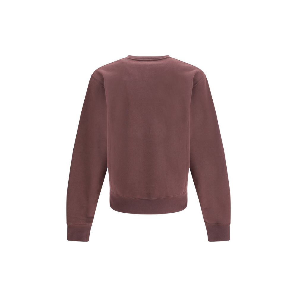 Saint Laurent Bordeaux Cotton Sweatshirt Saint Laurent