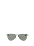 Saint Laurent Silver Metal Sunglasses Saint Laurent