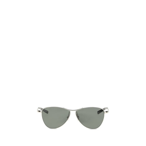 Saint Laurent Silver Metal Sunglasses Saint Laurent