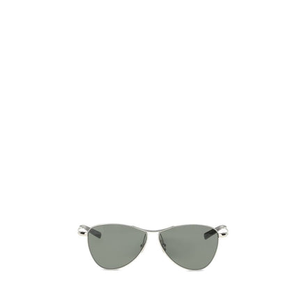 Saint Laurent Silver Metal Sunglasses Saint Laurent
