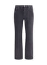 Saint Laurent Black Cotton Straight-Leg Jeans Saint Laurent