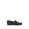 Chloé Black Calf Leather Bos Taurus Slip-On Loafers Chloé