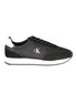 Calvin Klein Black Leather Men Sneaker Calvin Klein