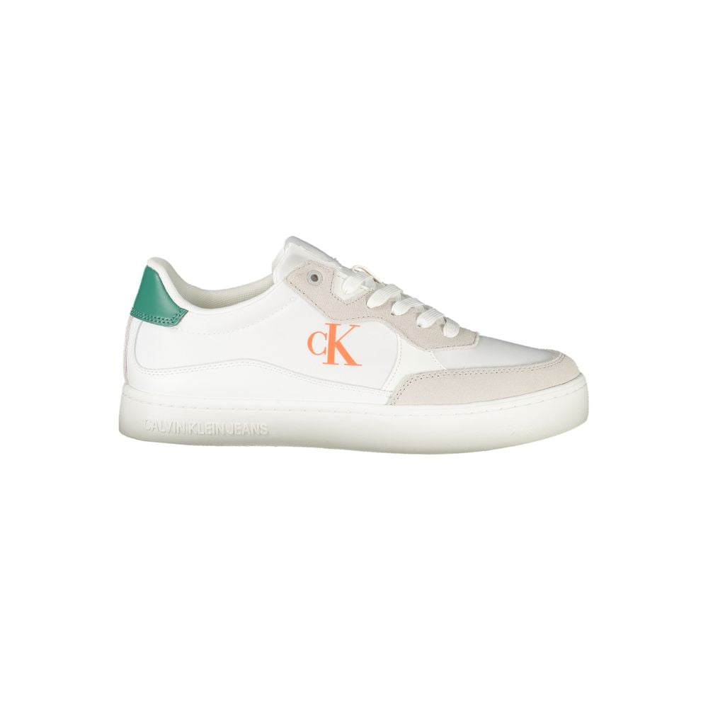 Calvin Klein White Leather Men Sneaker Calvin Klein