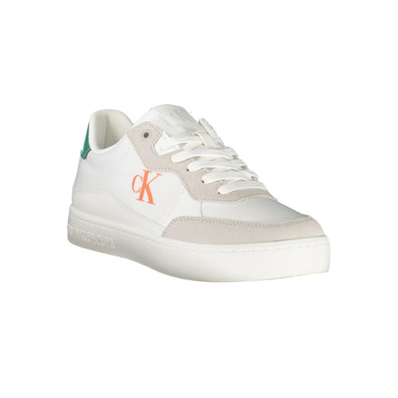 Calvin Klein White Leather Men Sneaker Calvin Klein