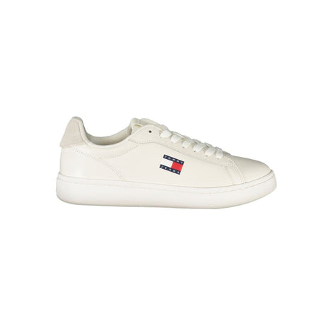 Tommy Hilfiger White Leather Women Sneaker Tommy Hilfiger