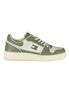 Tommy Hilfiger Green Leather Men Sneaker Tommy Hilfiger