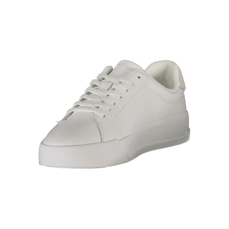 Tommy Hilfiger White Leather Men Sneaker Tommy Hilfiger