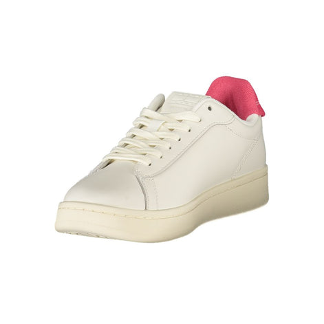 Tommy Hilfiger White Leather Women Sneaker Tommy Hilfiger