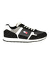 Tommy Hilfiger Black Polyester Men Sneaker Tommy Hilfiger