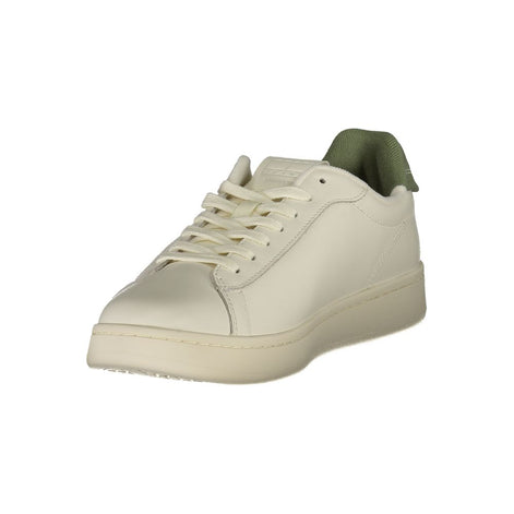 Tommy Hilfiger White Leather Men Sneaker Tommy Hilfiger