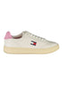 Tommy Hilfiger White Leather Women Sneaker Tommy Hilfiger