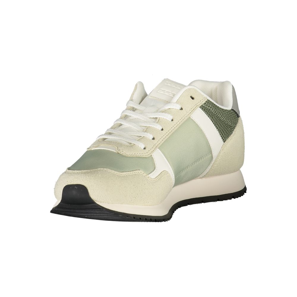Tommy Hilfiger Green Polyester Men Sneaker Tommy Hilfiger