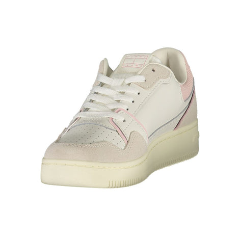 Tommy Hilfiger White Leather Women Sneaker Tommy Hilfiger