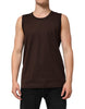 Dolce & Gabbana Brown Cotton Sleeveless Underwear Men Tank Top Dolce & Gabbana